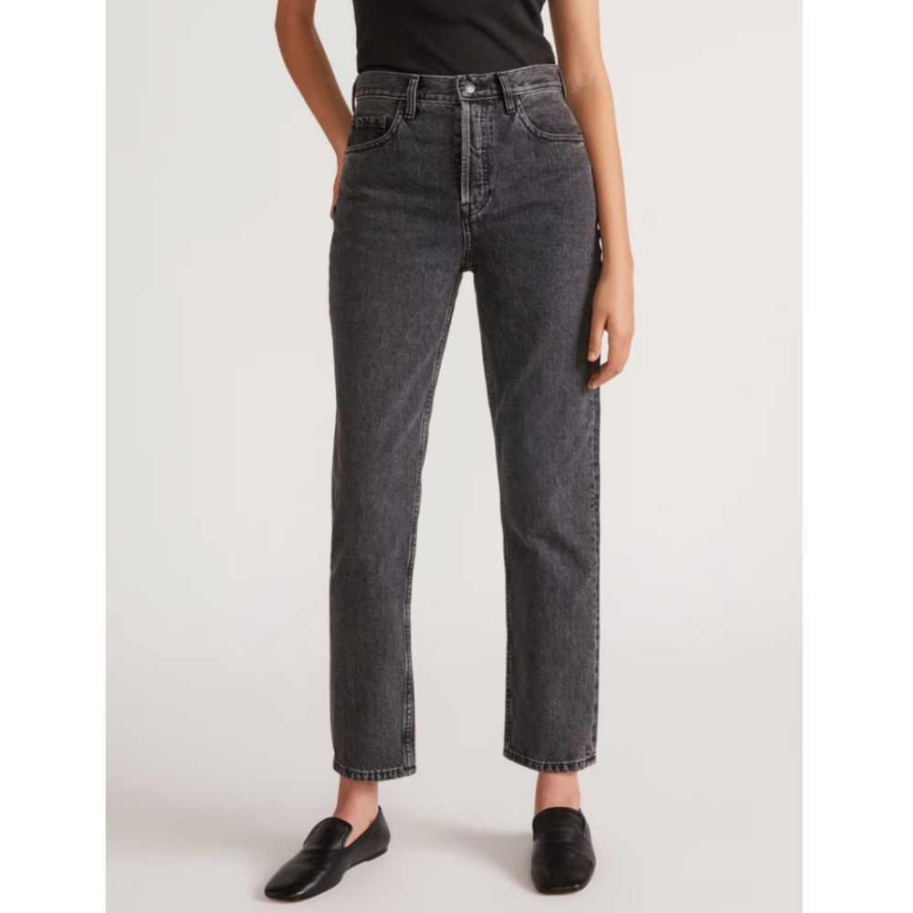 Everlane The 90's Cheeky Jean Organic Cotton Size 26 Black New